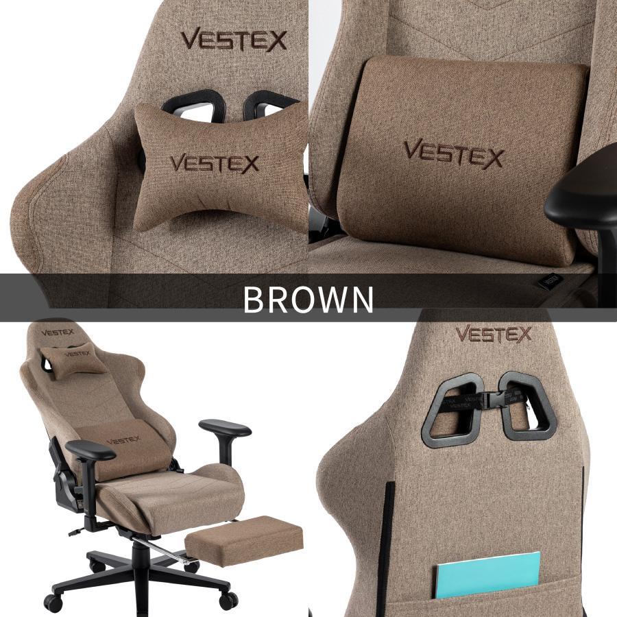 ルームワークス ROOMWORKS ゲーミングチェア VESTEX VES-S1FT フットレスト付き ポケットコイル リクライニング アームレスト_12