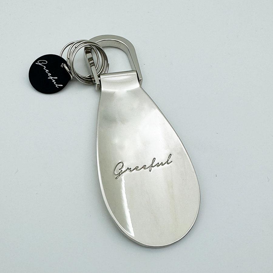 Greeful シューホーン キーホルダー 靴ベラ 携帯 コンパクト お洒落