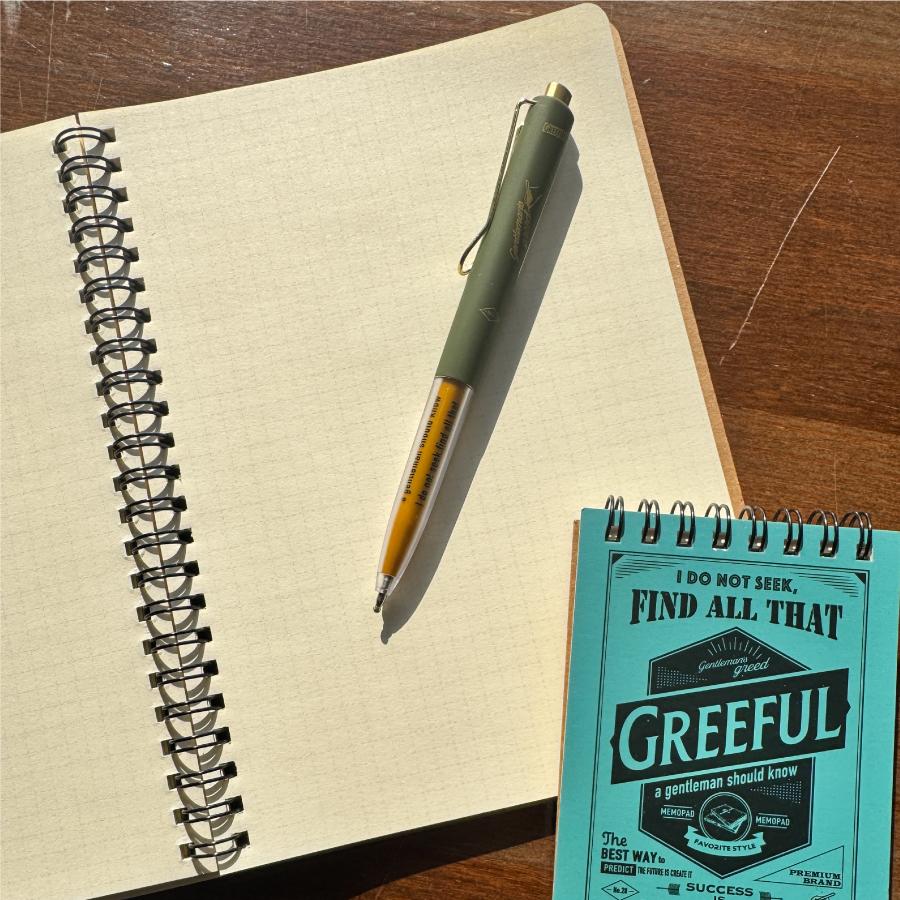 Greeful リングノート A5 7mm罫 5mm方眼 ハングリーヴィンテージ