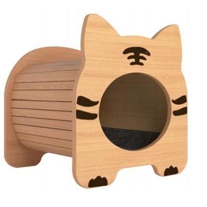 ねこサウナ 遠赤外線 猫 ベッド ハウス 加熱 保温 木製 キャットハウス