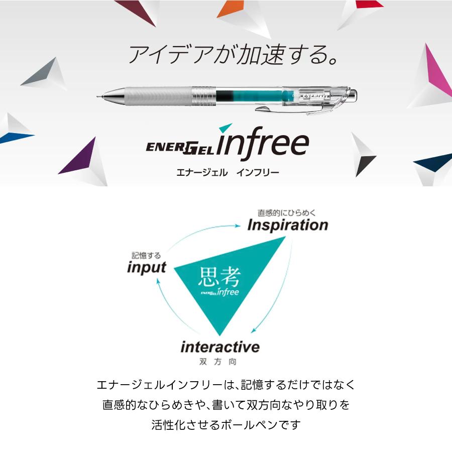 ぺんてる エナージェル ENERGEL ノック式ゲルインクボールペン ぺんてる エナージェル ENERGEL ノック式ゲルインクボールペン