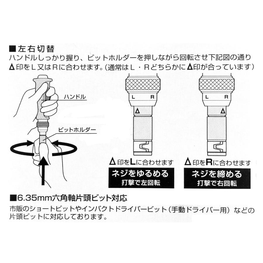 ANEX アネックス ミニ インパクトドライバー ビット 4本組 1903ーS