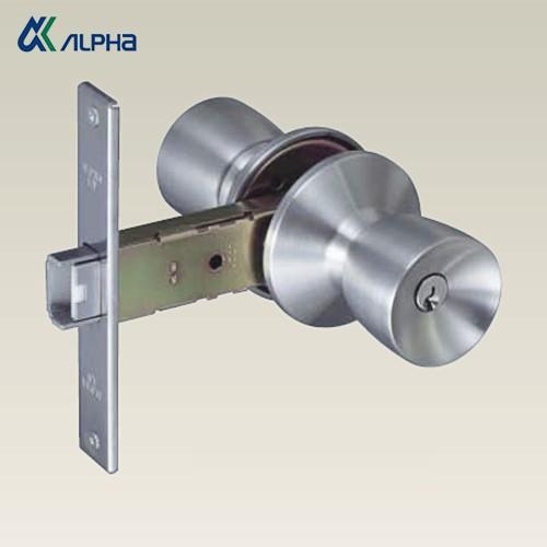 ALPHA 万能 インテグラル錠 LV ドアノブ 玉座 バックセット100mm