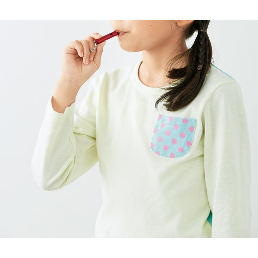 防災 夜間 笛アルミライト&ホイッスルカラビナ付 | ブランド登録なし | 02