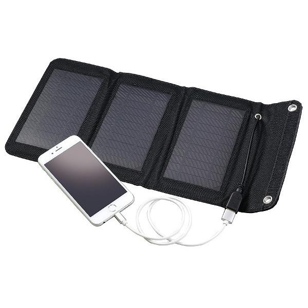 防災 災害 避難 折りたたみ式ポータブルソーラー充電器　5W | ブランド登録なし