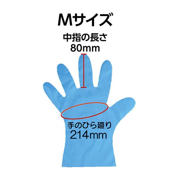 使い捨て手袋 タケトラ ポリエチレン手袋 ストレッチタイプ Mサイズ 100枚入り | ブランド登録なし | 01