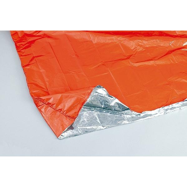 防災 災害 避難 静音防寒ポンチョ（オレンジ） | ブランド登録なし | 01