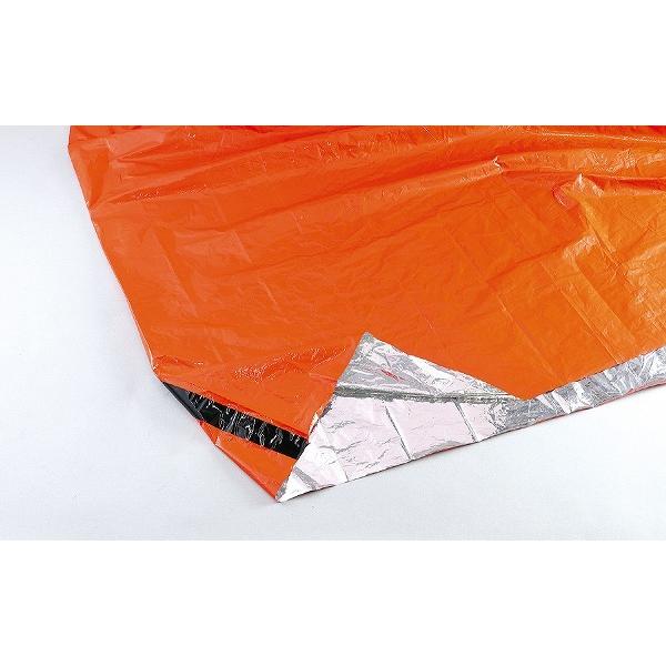 防災 災害 避難 静音防寒寝袋（オレンジ） | ブランド登録なし | 02