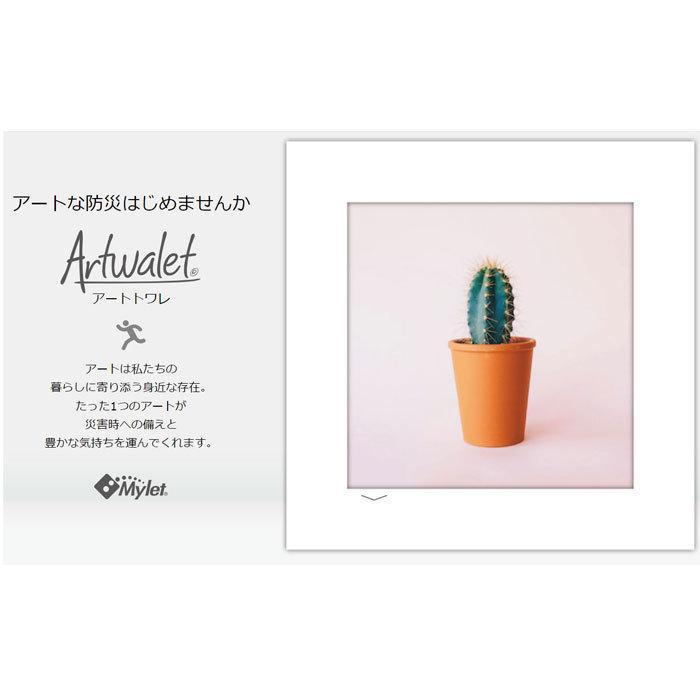 簡易トイレ 防災用品 マイレット アートトワレ Artwalet 5回分 008 turtle おしゃれ 防災トイレセット 災害グッズ 携帯トイレ インテリア｜sumapro｜02