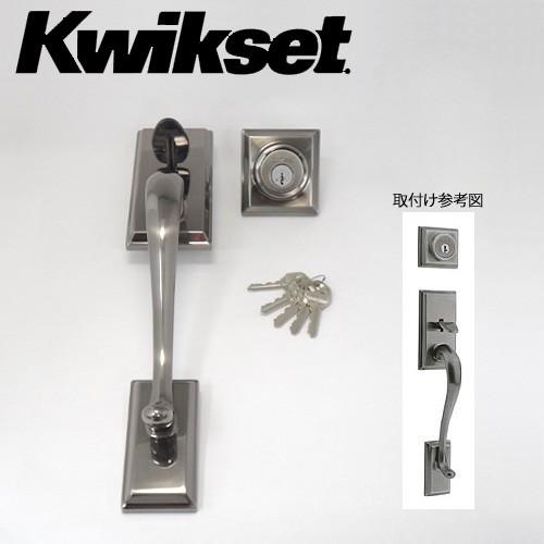kwikset ホーソン + コモンウェルス ハンドル錠セット アンティーク