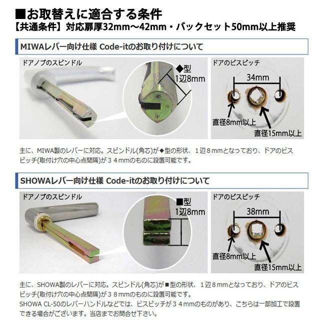 ユーシン・ショウワ SHOWA Code-it レバー ハンドル オート