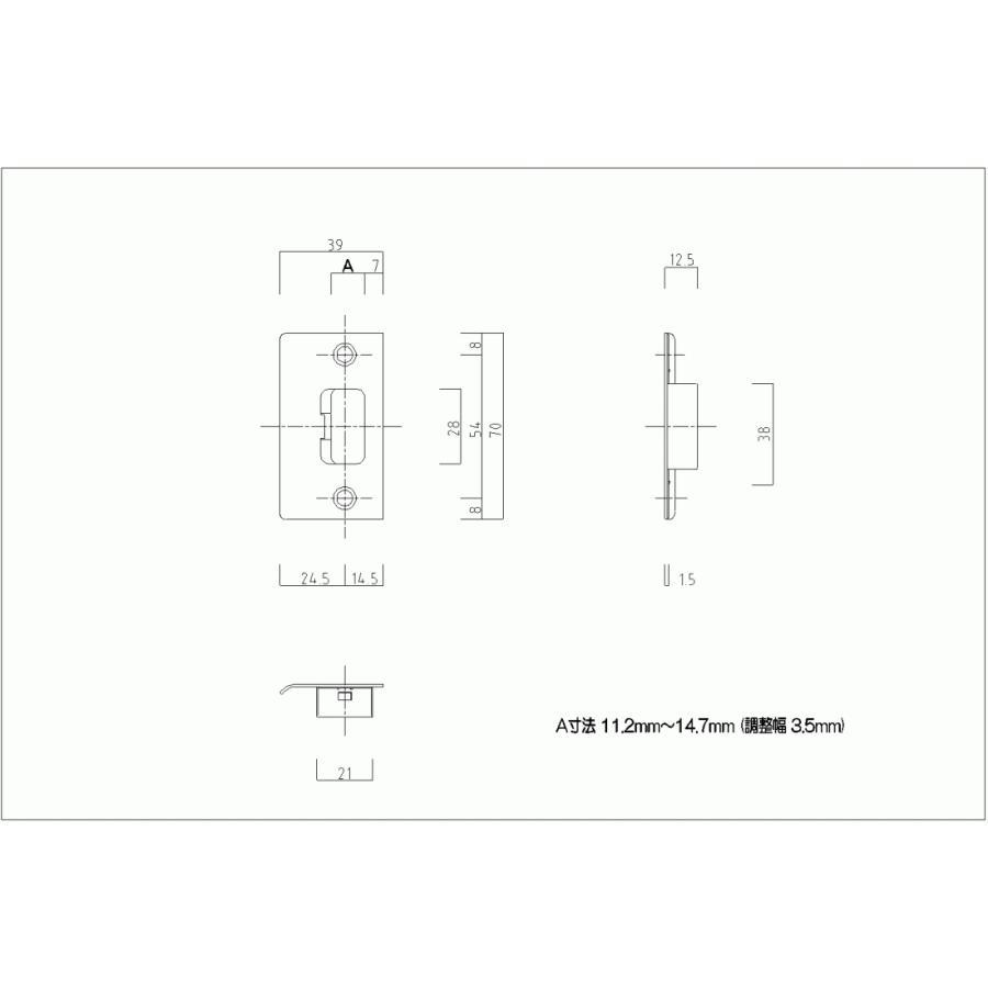 長沢製作所 GMレバーハンドル TX-1K02 GT WB SB MU 空錠 小判座 ドアノブ レバー 鍵無し | 長沢製作所 | 06