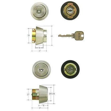 美和ロック MIWA U9シリンダー LA(DA)タイプ + BH(DZ)タイプ 2個同一