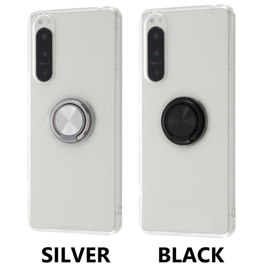 xperia5 iv ケース リング リング付き クリア ソフト so-54c sog09