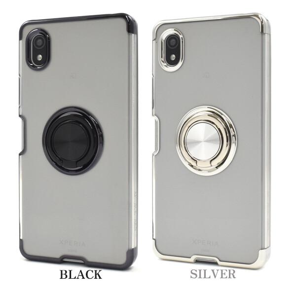 Xperia xperia ace iii ケース リング クリア tpu ソフトケース