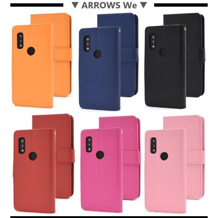 arrows We we2 we ケース 手帳型 f-52e f-51b ストラップ 耐衝撃
