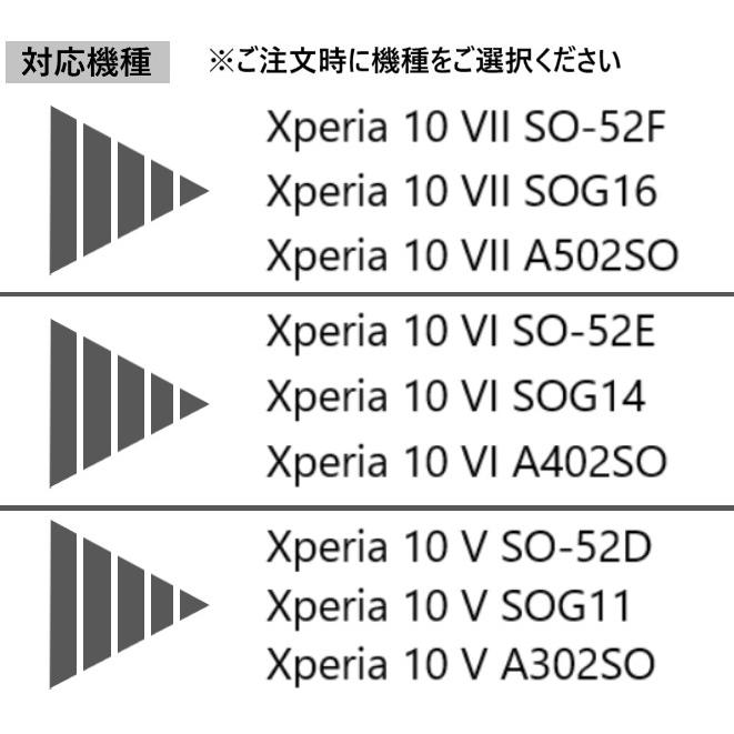 Xperia xperia 10 vii フィルム ガラス 保護フィルム so-52f sog16