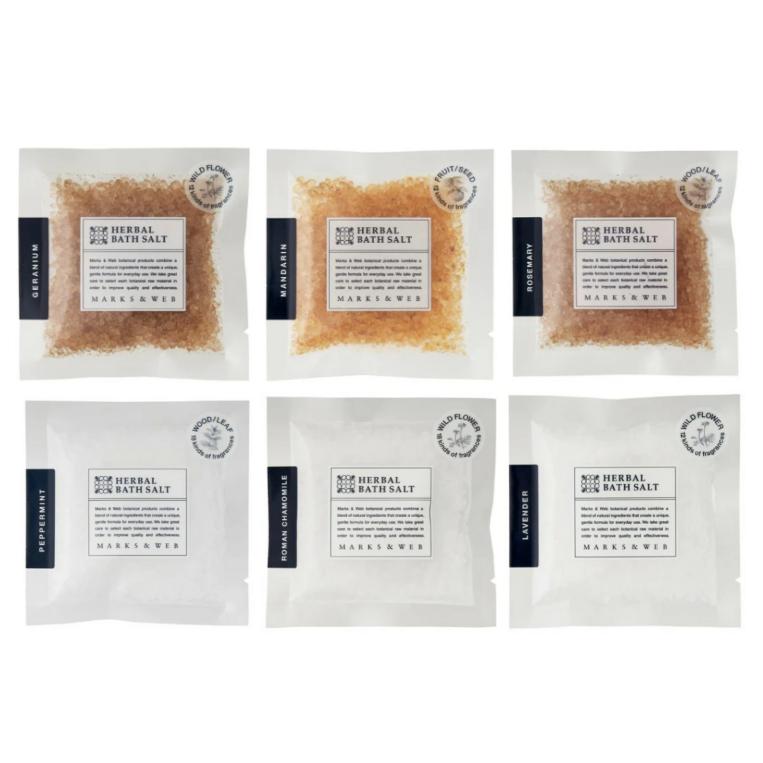 専用ページ　バスソルト ラベンダーとカモミール精油　４本セット新品 バスソルトキット〜精油ラベンダー5ml付き | 魔女のスミレshop
