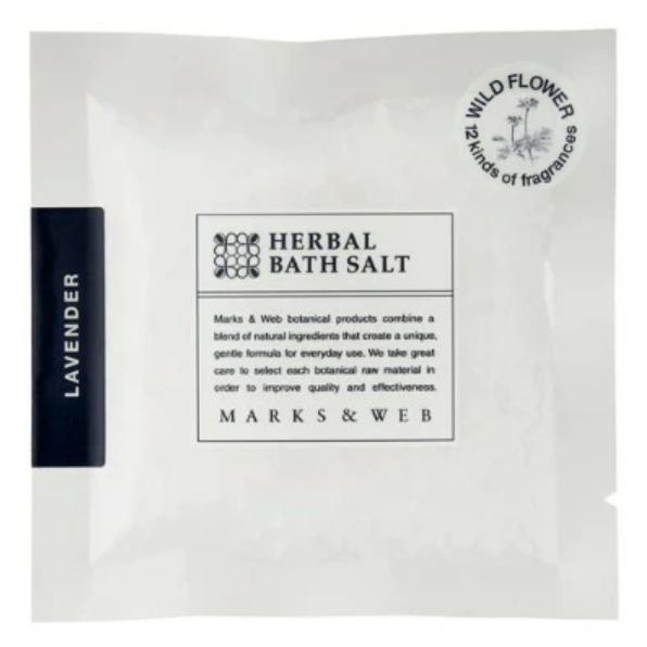 単品】【 MARKS＆WEB【 マークス＆ウェブ 】 ハーバルバスソルト 分包