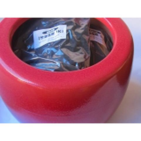 海外品 竹炭活性炭 1kgx7袋 7kg、火鉢 エンジ　11号セット販売海外向け信楽エンジ火鉢調湿、吸着、環境改善、インテリアに最適 【TM6070682935】(22000円)