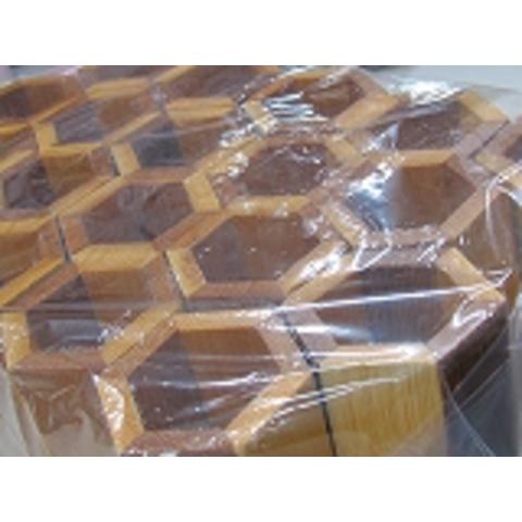 楊枝入れ　日本の竹製　6角　20ケセット販売