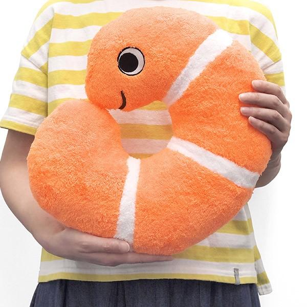 すみだ水族館 くるくるニシキアナゴ クッション ネックピロー : すみだ
