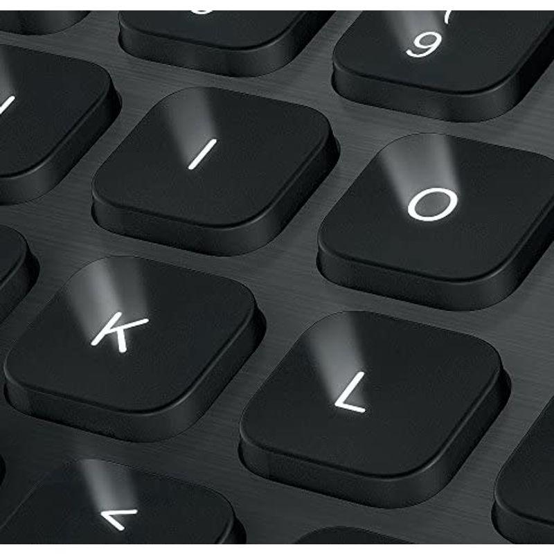 お得な特別割引価格) LOGICOOL Bluetooth イルミネートキーボード K810 Logitech ブラックamp;ホワイト キーキャップ 129セット MOLGRIA キーキャップ SuMi PBTチェリープロファイル カスタム日本語フォントキ