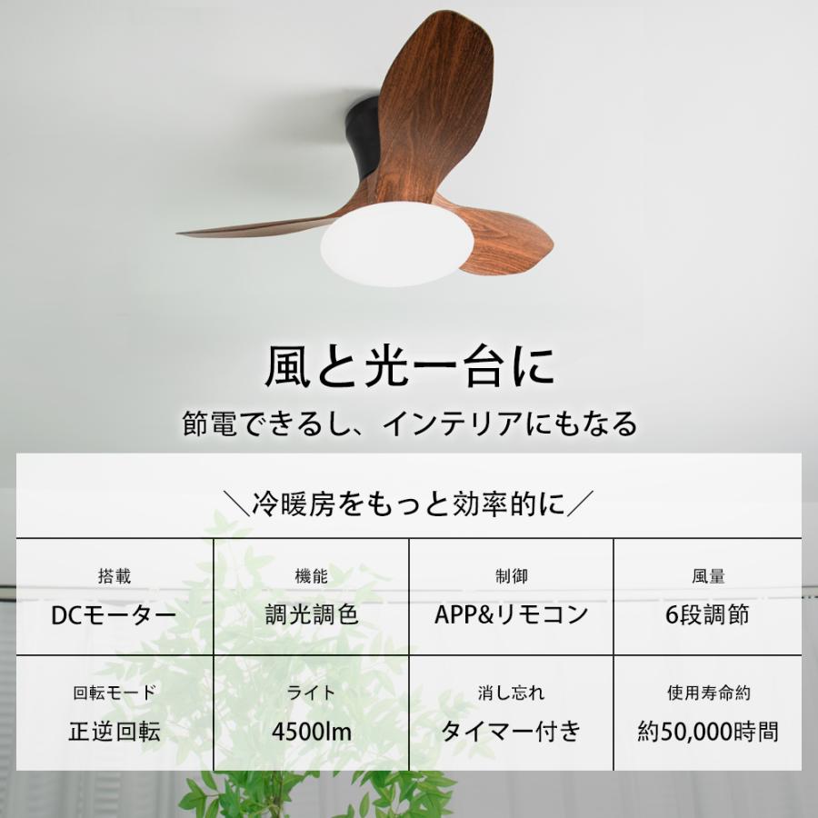 大風量.静音】シーリングファンライト 8-10畳 Φ80cm 正逆回転 3枚羽根