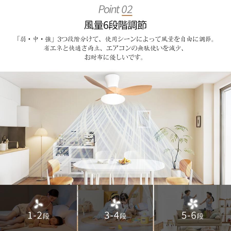 シーリングファンライト 全灯照明 三相DCモーター 正逆回転切替 8-10畳 大風量.静音】シーリングファンライト 8-10畳 Φ80cm 正逆回転 3枚羽根