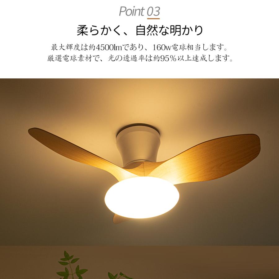 冬逆回転】シーリングファンライト リモコン付き 天井シーリングライト