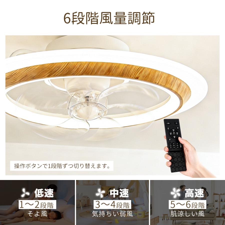 本日限定2200円クーポン】4000lm 静音シーリングファンライト Φ56cm