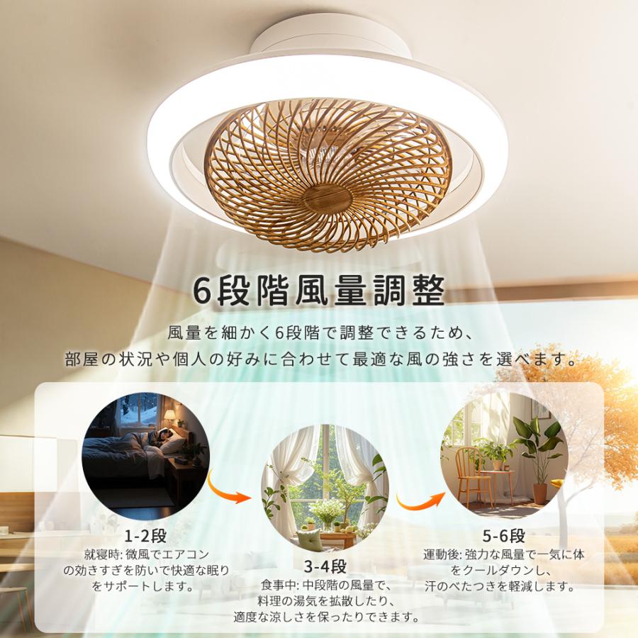 2026年新品.4Dx360°首振り】シーリングファンライト和室北欧 led dc