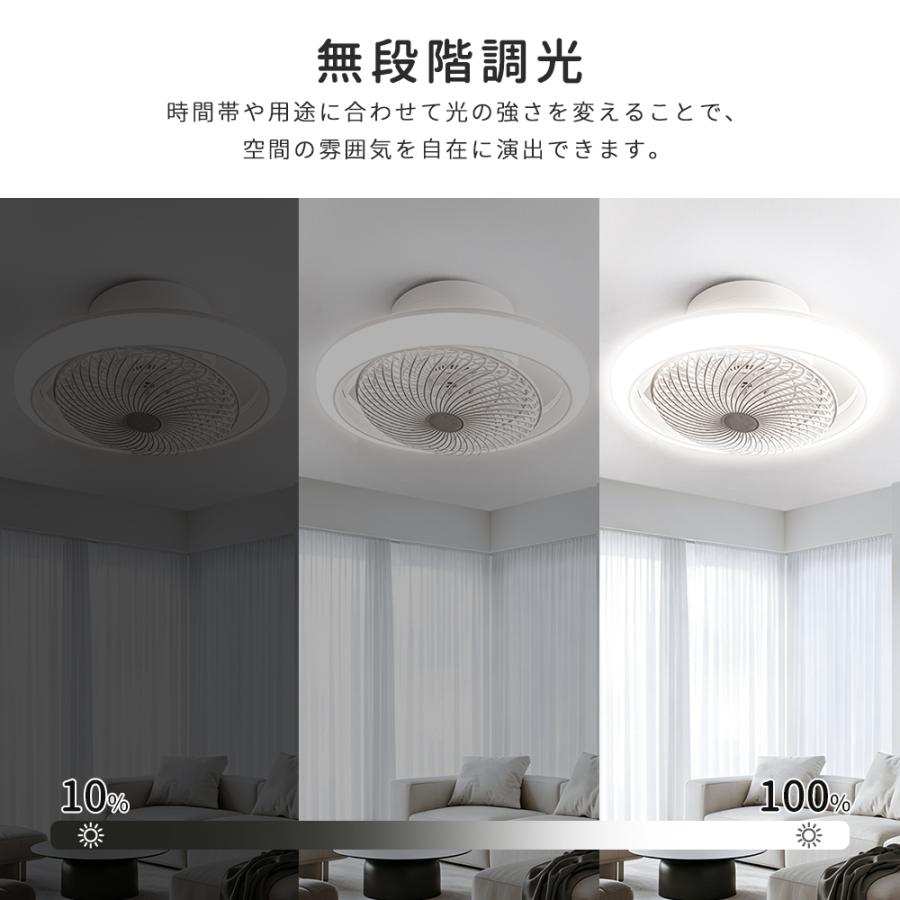 2026年新品 シーリングファンライト和室北欧 led 360°首振り dc