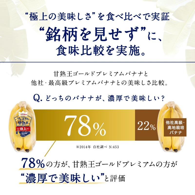 甘熟王ゴールドプレミアム 3パック スミフル バナナ 高級 最高級 お中元 お歳暮 | スミフル | 04
