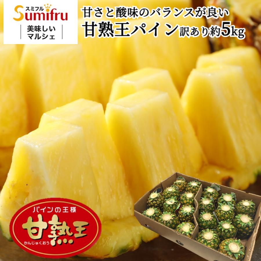 パイナップル 業務用 小玉 7玉 約5kg 甘熟王パイン（Yahoo!・バナナのスミフルYahoo!店）