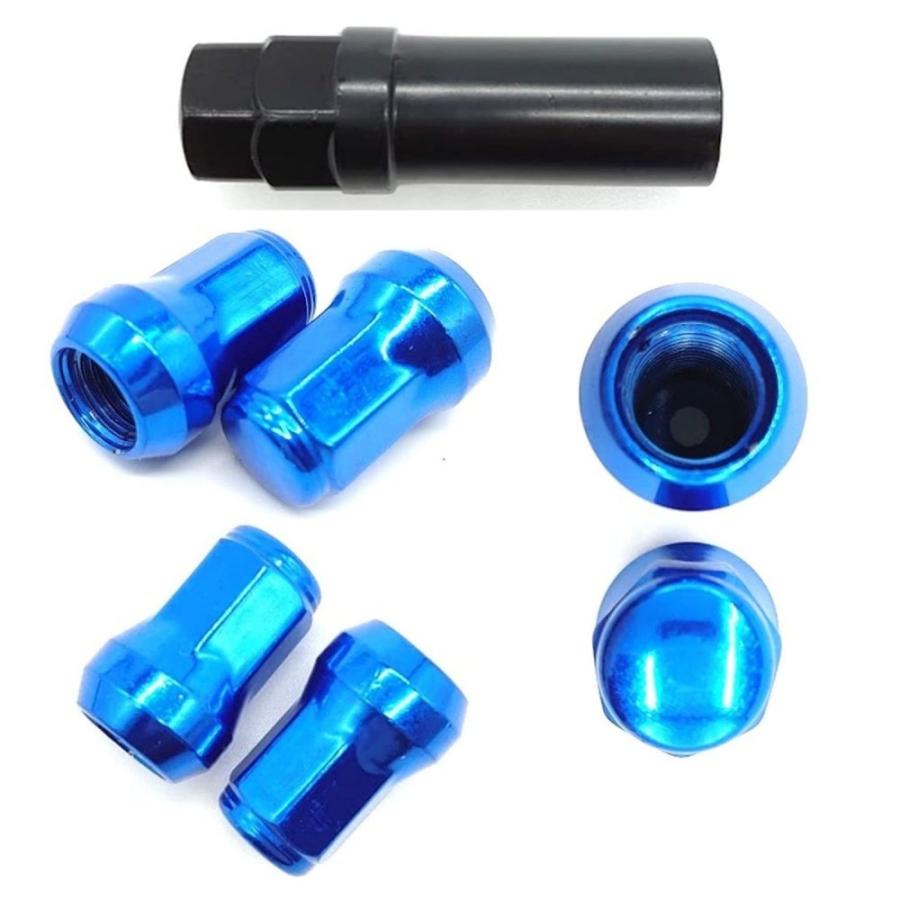 ロック ナット 個 M12 P1 25 カラフル ショート タイヤホイールナット ネジ ヘプタゴン ラグ レーシング 虹 虹色 車 人気アイテム 虹色