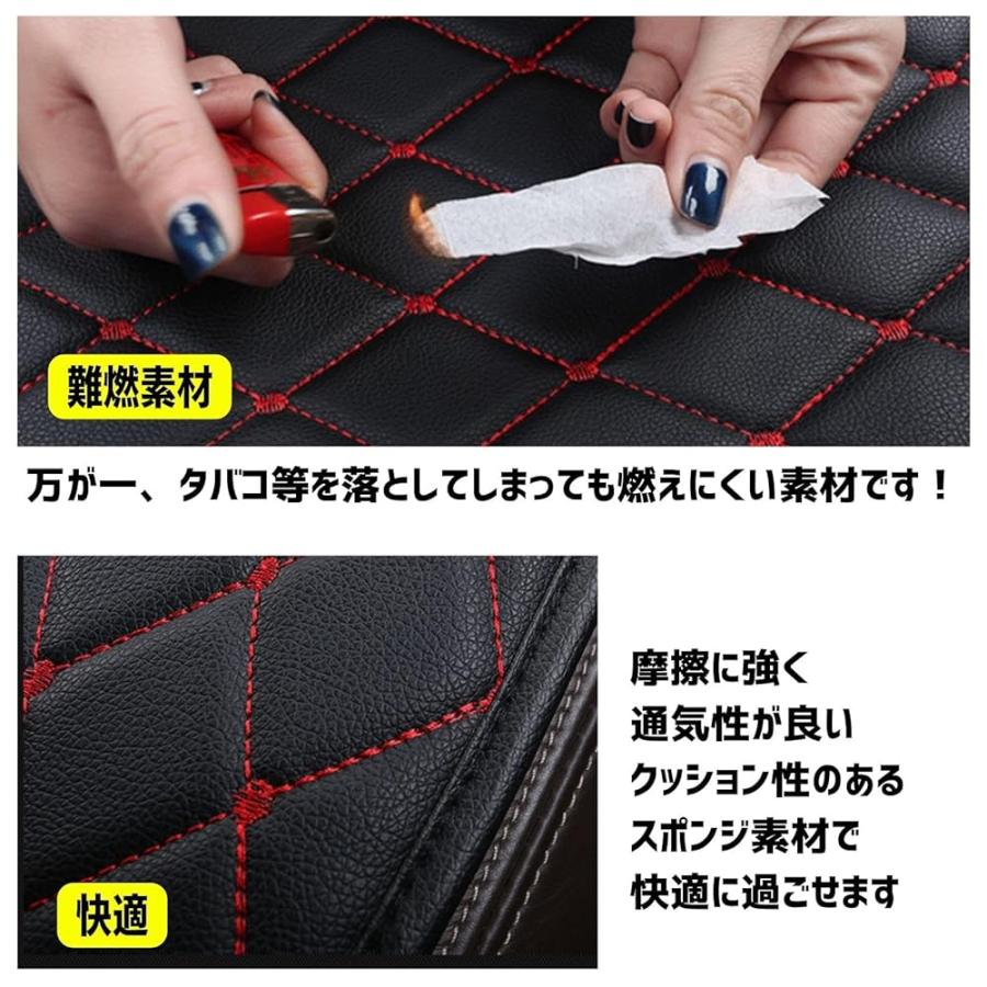 車用 シートカバー 3列シート用 1枚 後部座席 セカンドシート シート