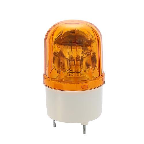 回転式 営業中ランプ AC110V 三点固定ネジタイプ 音なし 回転灯 工場