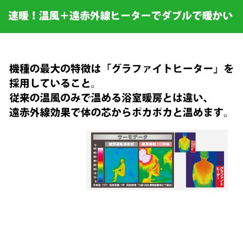 浴室暖房乾燥機　高須産業　BF-861RGA　グラファイトヒーター式　壁型後付け　交換