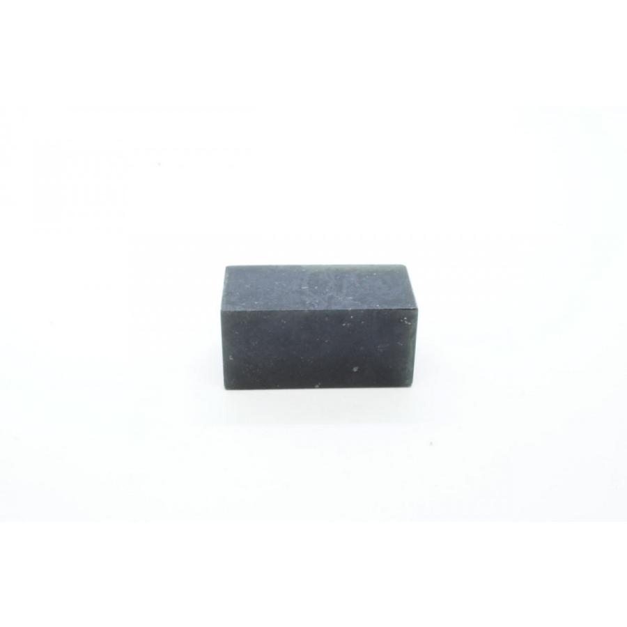 墨文字製作所 篆刻 印材 丹東黒緑凍石 2.5cm/1個 : 墨文字製作所