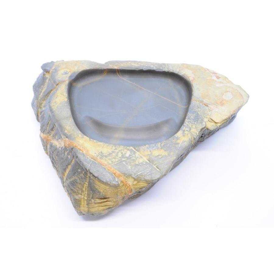 墨文字製作所 書道用硯 天然原石硯 硯板 徐公硯 池あり : 墨文字