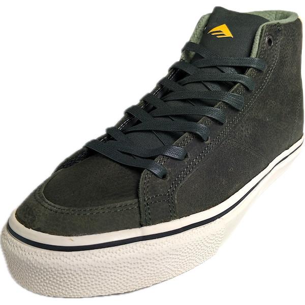 Emerica エメリカ OMEN HI (301) オーメンハイ OLIVE オリーブ メンズ レディース スニーカー スケシュー スケートシューズ｜suminaka-shoes-store｜03