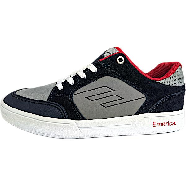 Emerica エメリカ HERITIC (410) ヘリティック NAVY/GREY/RED ネイビー グレー レッド メンズ レディース スニーカー スケシュー スケートシューズ｜suminaka-shoes-store｜02