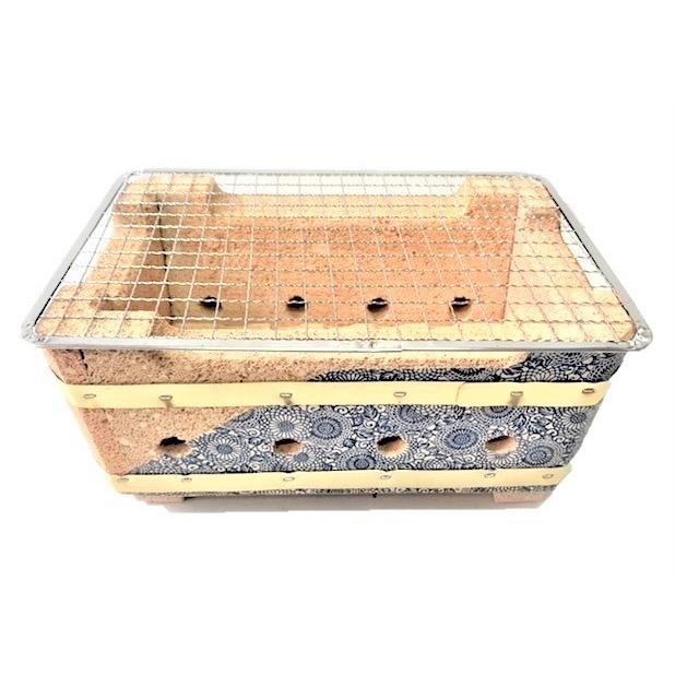 セラミックコンロ BQ 55 青 日本製珪藻土七輪 しちりん 初回限定 セラミックコンロ BQ 55 青 日本製珪藻土七輪 しちりん 初回限定