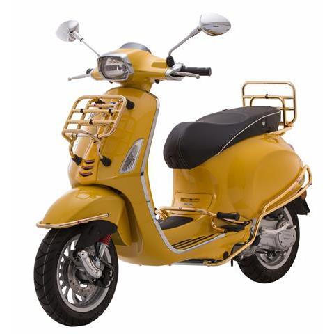 バイク リアキャリア Ｖｅｓｐａ ベスパ プリマベーラ スプリント 50-150 ２T/４T AC用 ゴールド ＦＡＣＯ社製