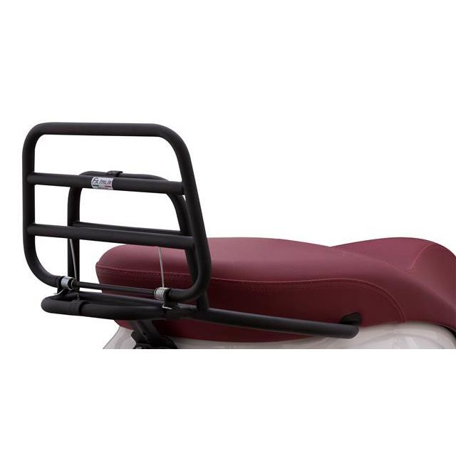 VESPAトップボックス ブラック リアキャリア(折りたたみ式)