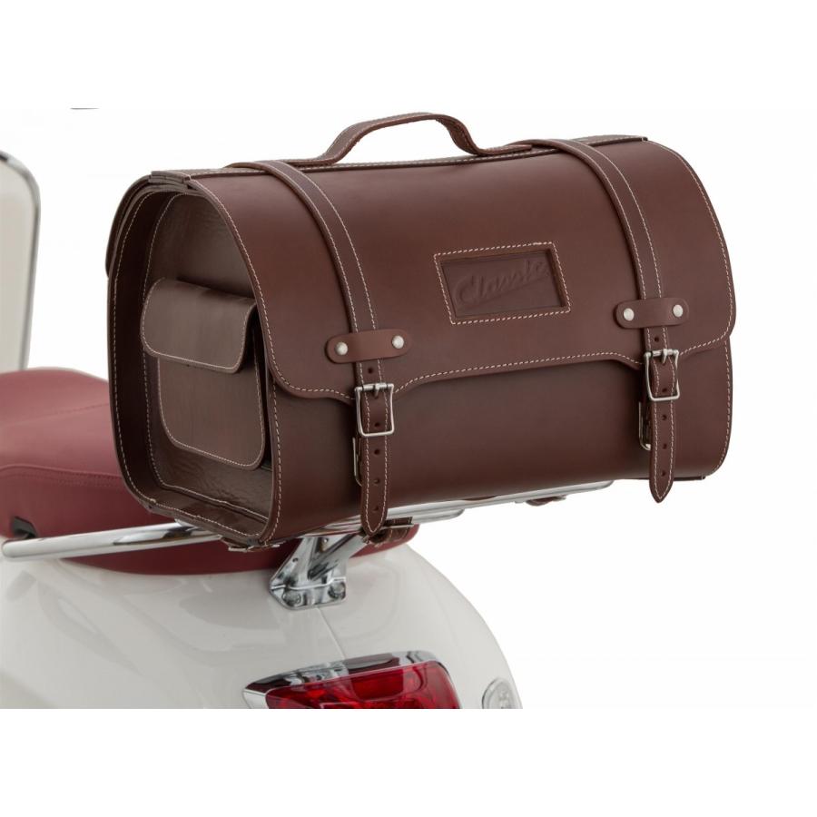 ベスパ　クラシックバッグ　ダークブラウン　合皮レザー ベスパ Vespa ベスパ クラシックバッグ【スモール】【ダーク