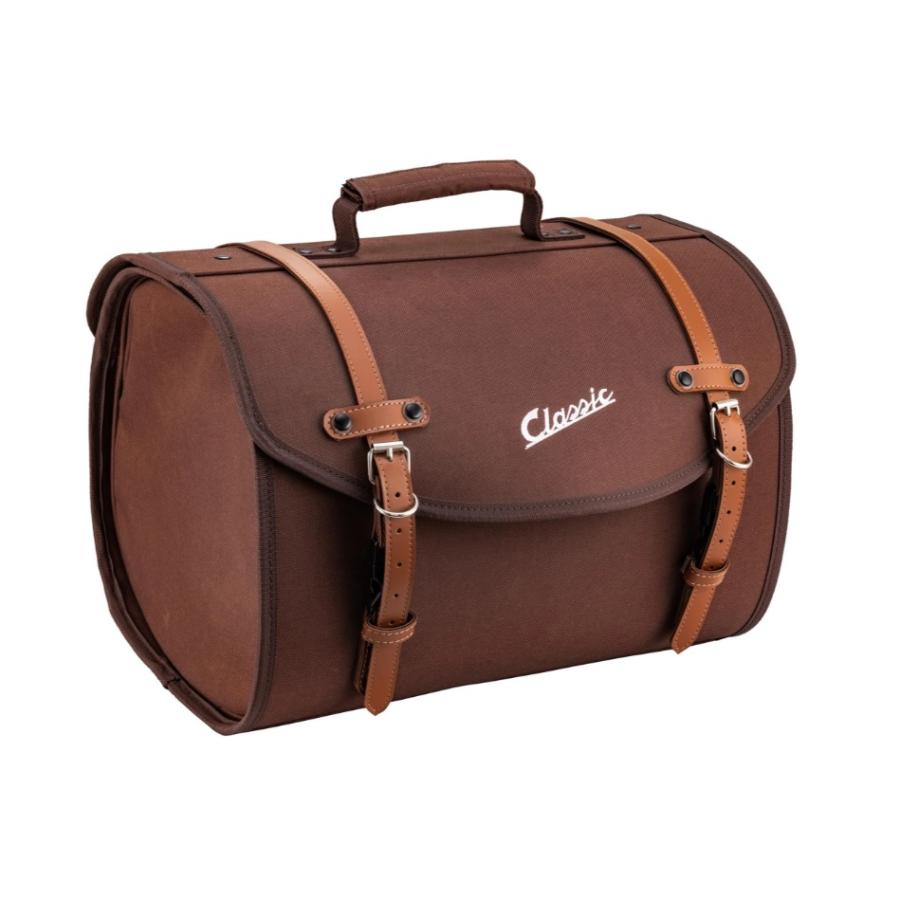 Vespa ベスパ クラシックバッグ【ダークブラウン】[合皮] バイク バッグ