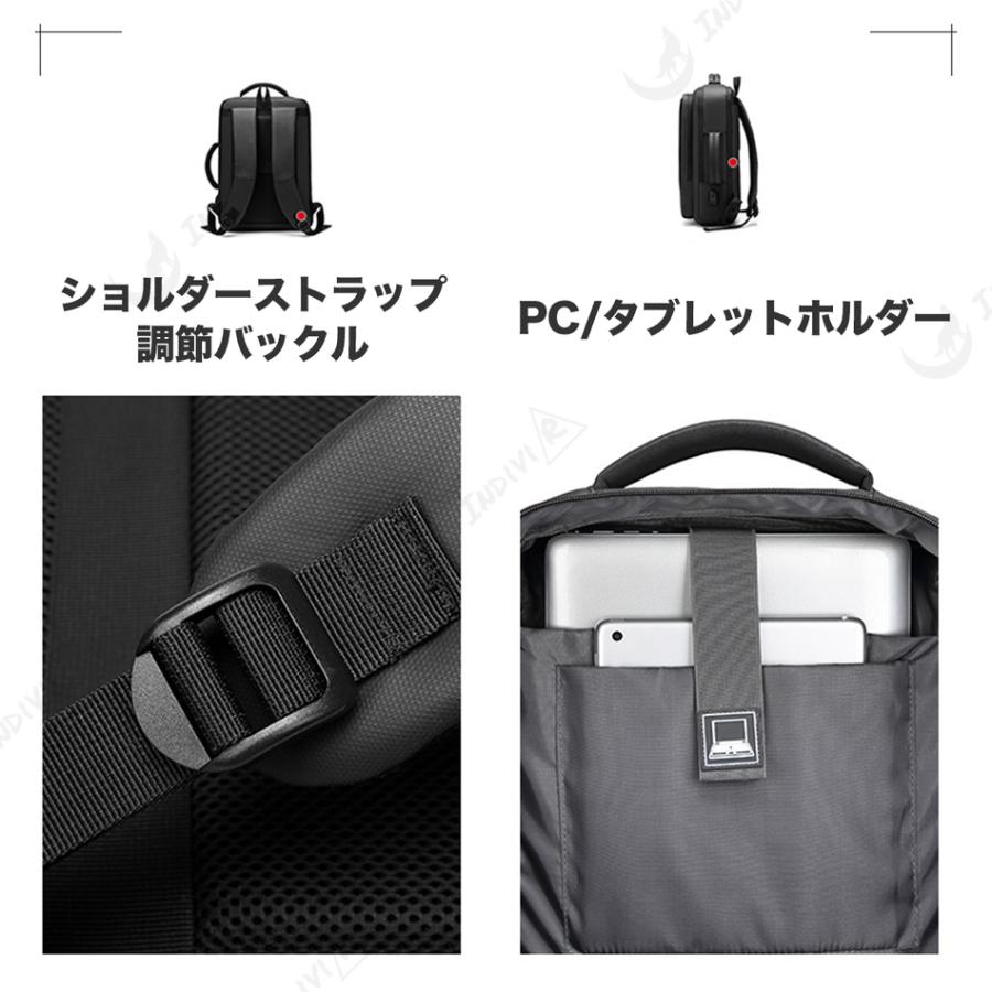 リュック 日本初の リュックサック ビジネスリュック 2way Usb Pcバッグ メンズ レディース 防水 大容量 通学 軽量 Pc 薄型 シンプル 通勤 送料無料 ビジネス バッグ