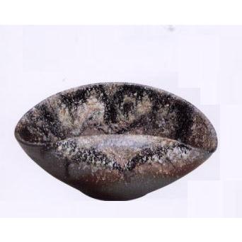 信楽焼 青 窯肌 変形 水盤 10号 : 炭天 - 通販 - Yahoo!ショッピング